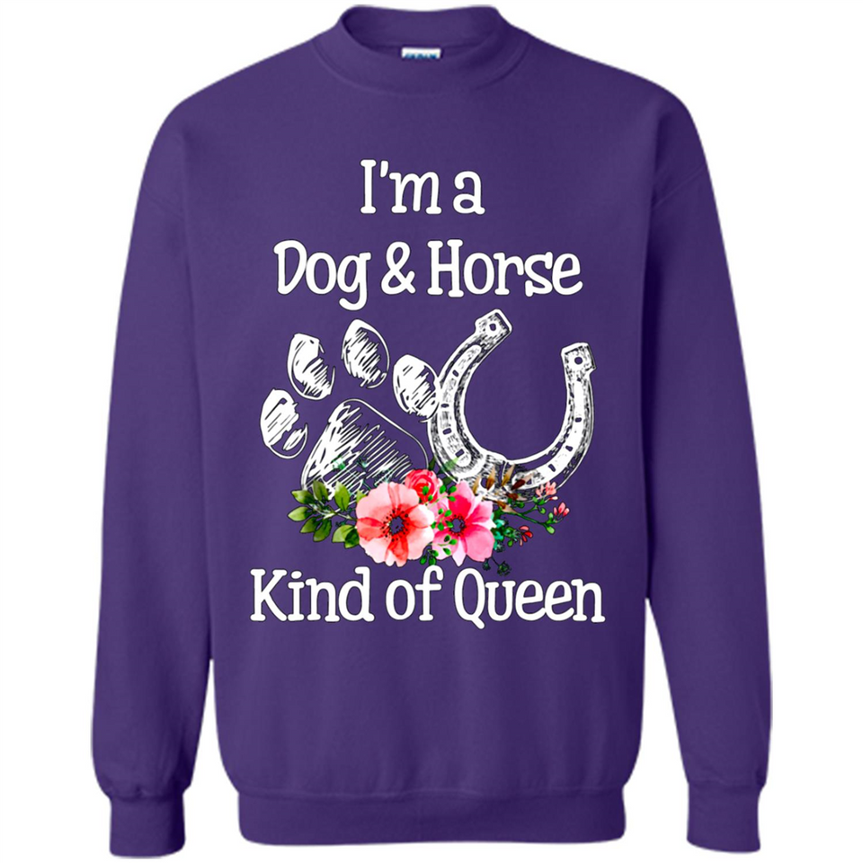 I'm A Dog & Horse Shirt Animal Lover Gift