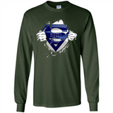 Detroit Tigers And Superman Fans - Long Sleeve T-Shirt