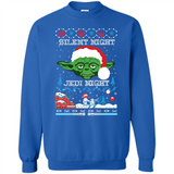 YODA SILENT NIGHT JEDI NIGHT CHRISTMAS UGLY SWEATER