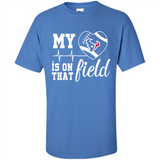 Houston Texans Football My Heart is on that Field - Shirt