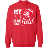 Alabama Crimson Football My Heart is on that Field - Sweatshirt
