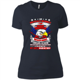 I Am Politically Incorrect I Say Merry Christmas America - Ladies' Boyfriend T-Shirt