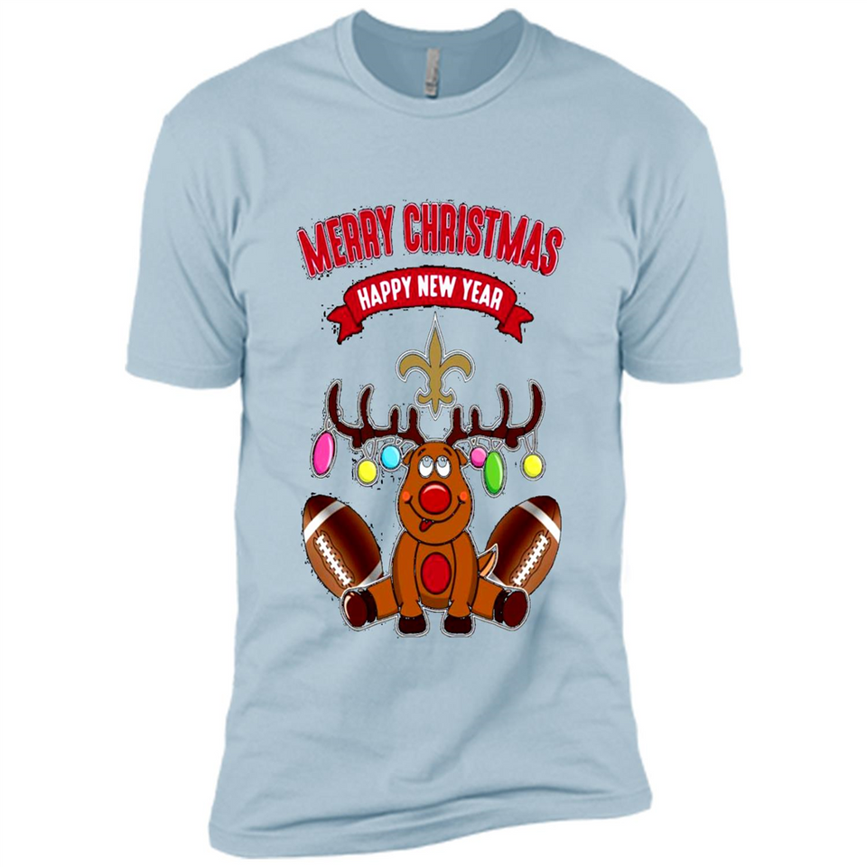 New Orleans Saints NFL Reindeer Funny Merry Christmas And Happy New Year