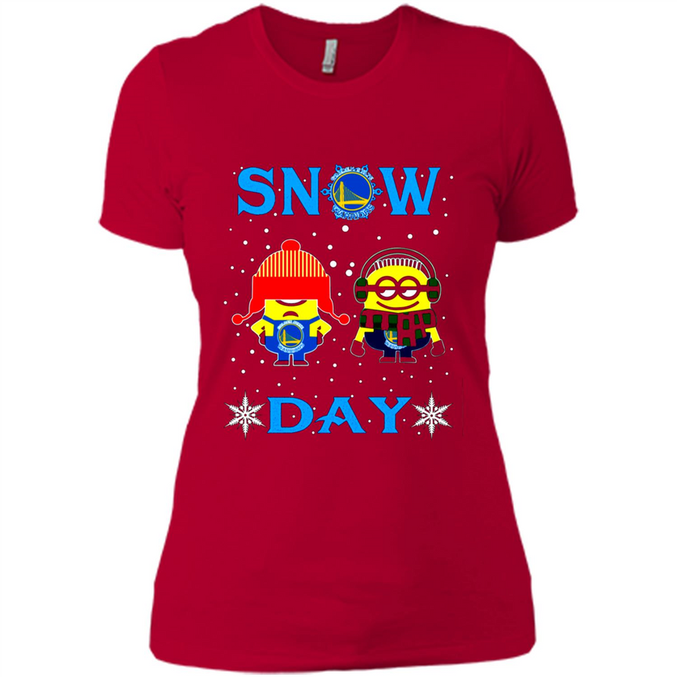 Snow Day Shirt For Golden State Warriors Vs Minion Fans pingpong