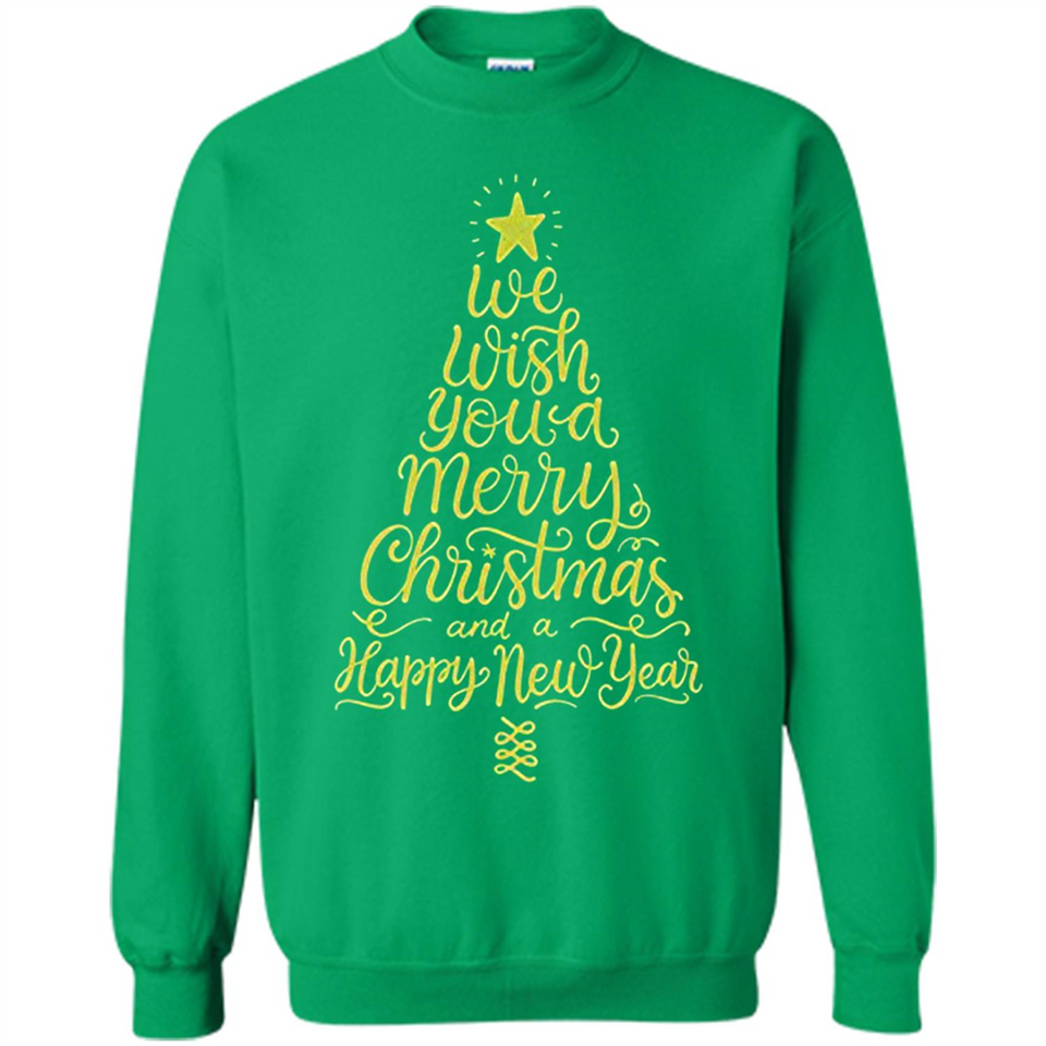 Christmas Tree T-Shirt Funny Mery Christmas Gift Idea - Sweatshirt