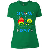 Snow Day Shirt For Boston Celtics Vs Minion Fans pingpong