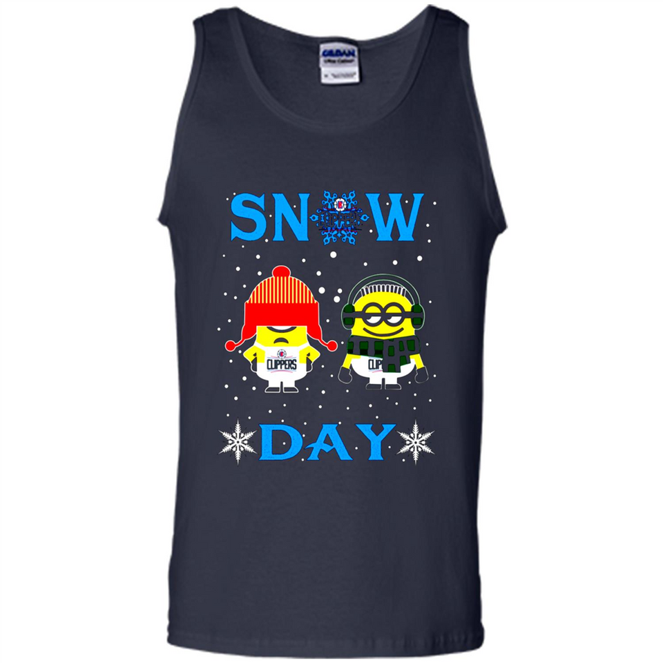 Snow Day Shirt For La Clippers Vs Minion Fans pingpong