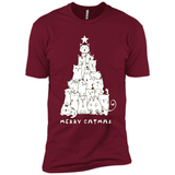 Merry Catmas - Merry Christmas Cat Lover Mug PINGPONG - Premium Short Sleeve T-Shirt