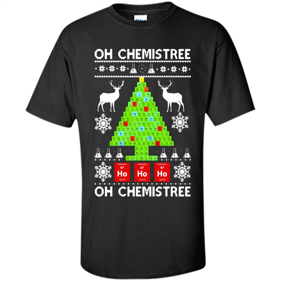 Oh Chemistree, Oh Chemistree Christmas Ugly Sweater - Shirt