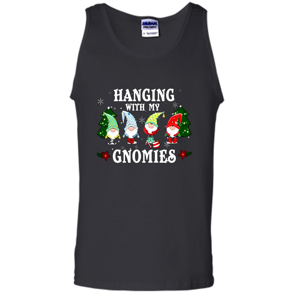Christmas Garden Gnome Hanging With My Gnomies Shirt Sweater - Tank Top
