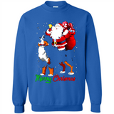 Merry Christmas Santa Claus With Big Dog sweater PINGPONG