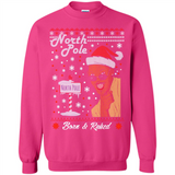 North Pole Born and Raised Shirt, Merry Xmas Ugly Christmas - Sweatshirt