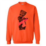 Groot Hug Breast Cancer - Sweatshirt