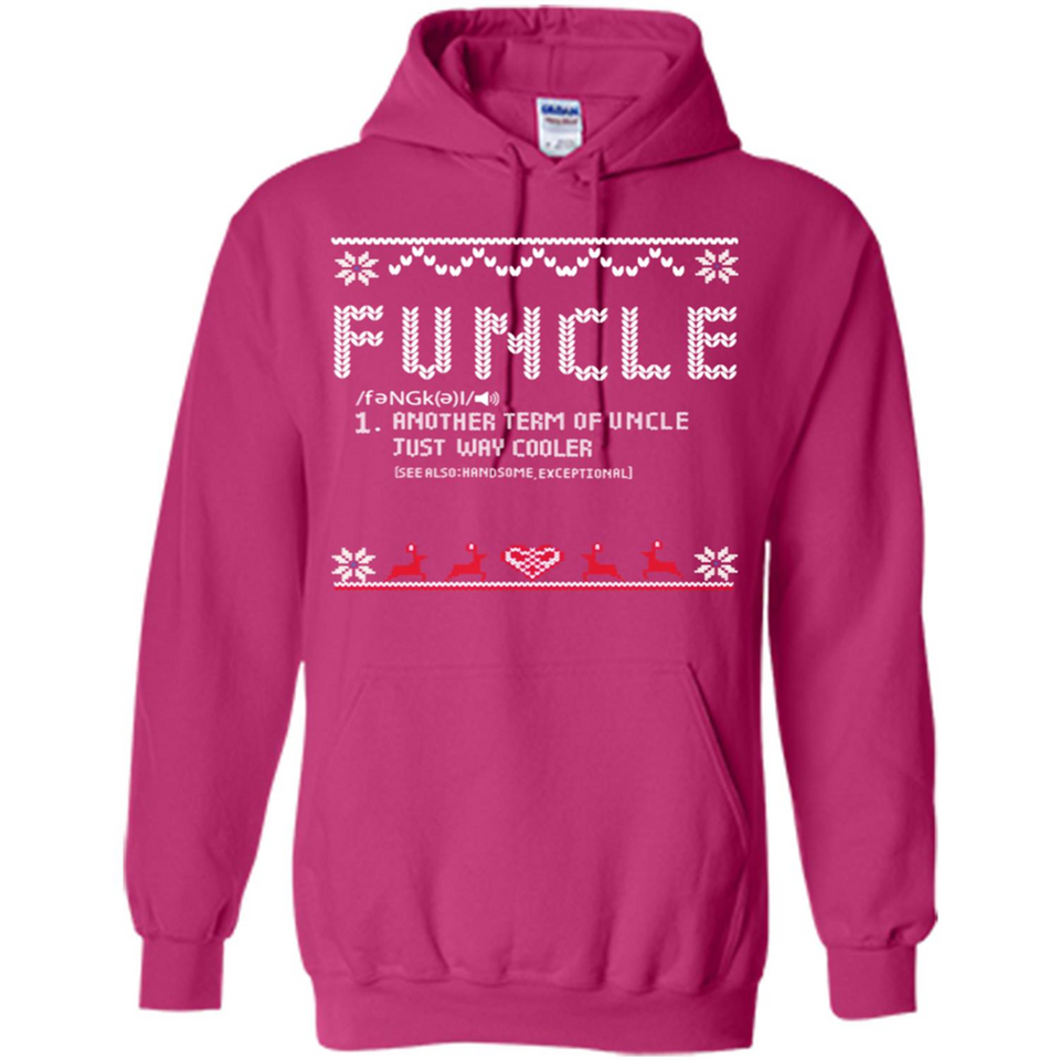 Mens Christmas Funcle Definition - Hoodie