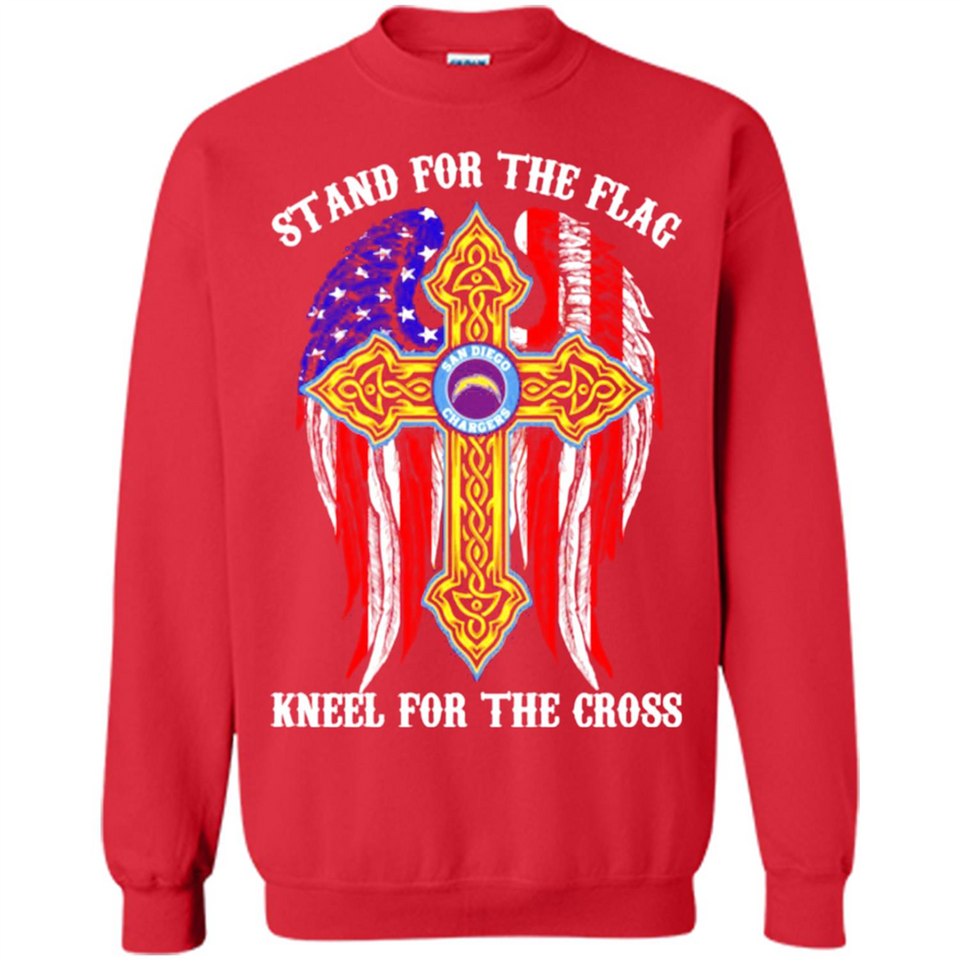 Chargers - stand for the flag kneel for the cross