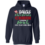 Spread Christmas Cheer Lunch Family Xmas Gift Ls - Hoodie
