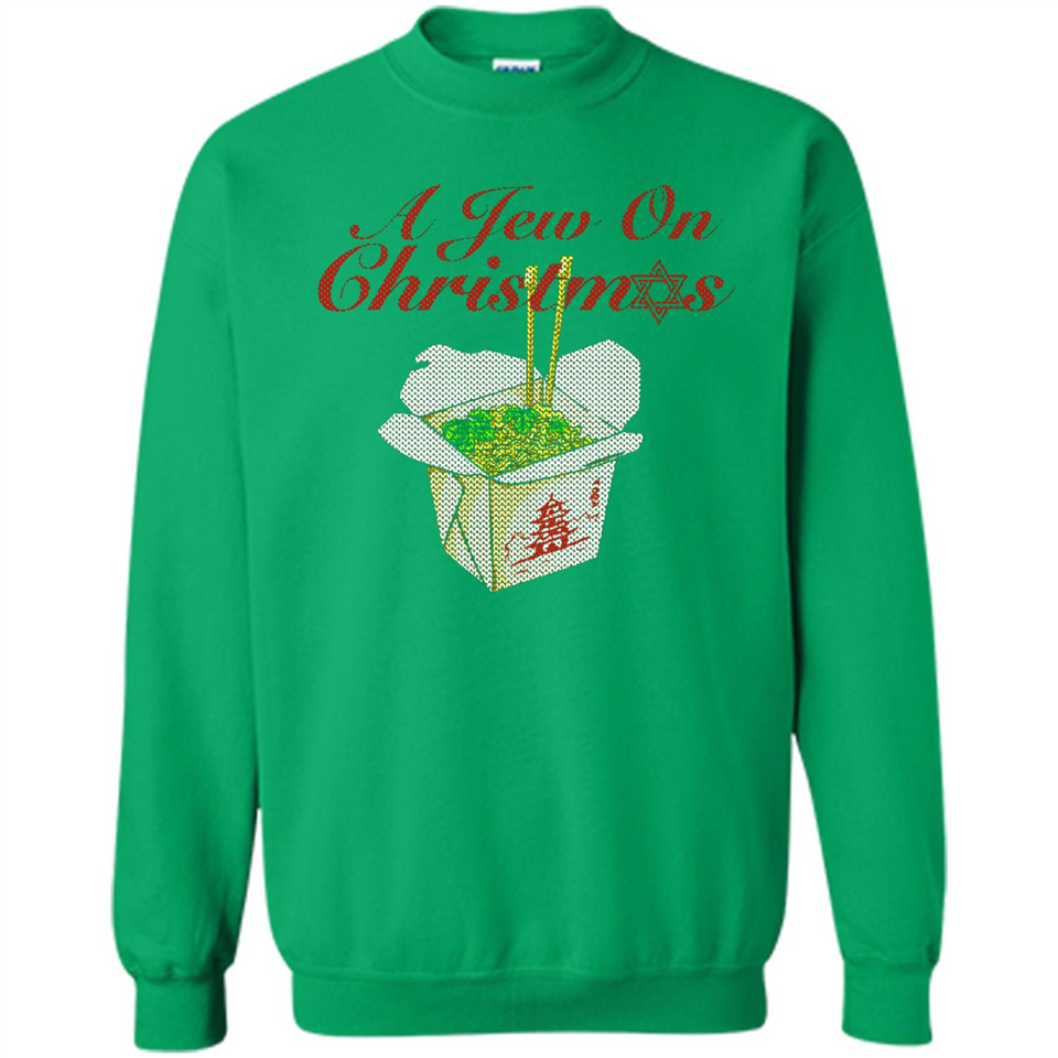 Christmas Ugly Sweater A Jew On Christmas - Sweatshirt