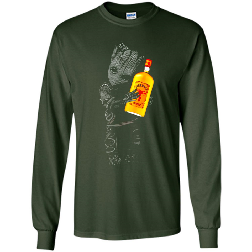 Groot hug Fireball Cinnamon Whisky PING PONG