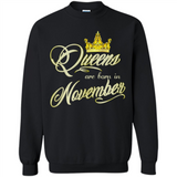 Queens Are Born In November Golden T-Shirt