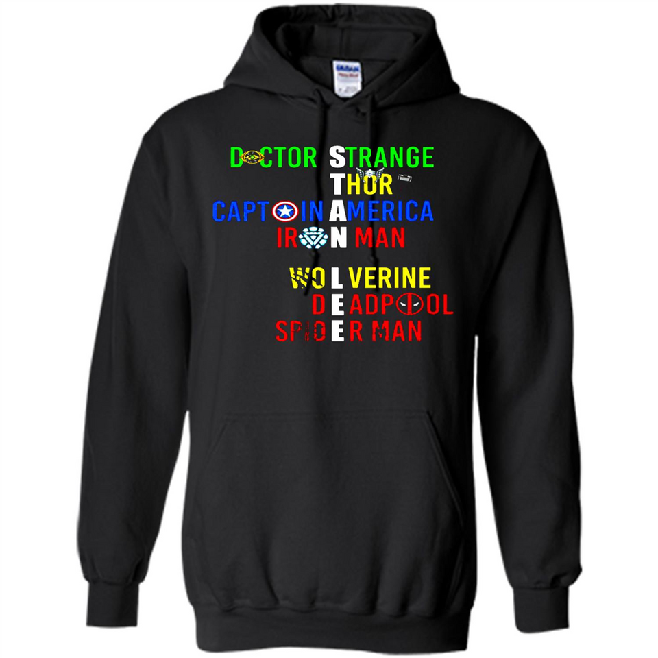 RIP Stan Lee Doctor Strange Thor Caption America Iron Man Shirt PINGPONG - Hoodie