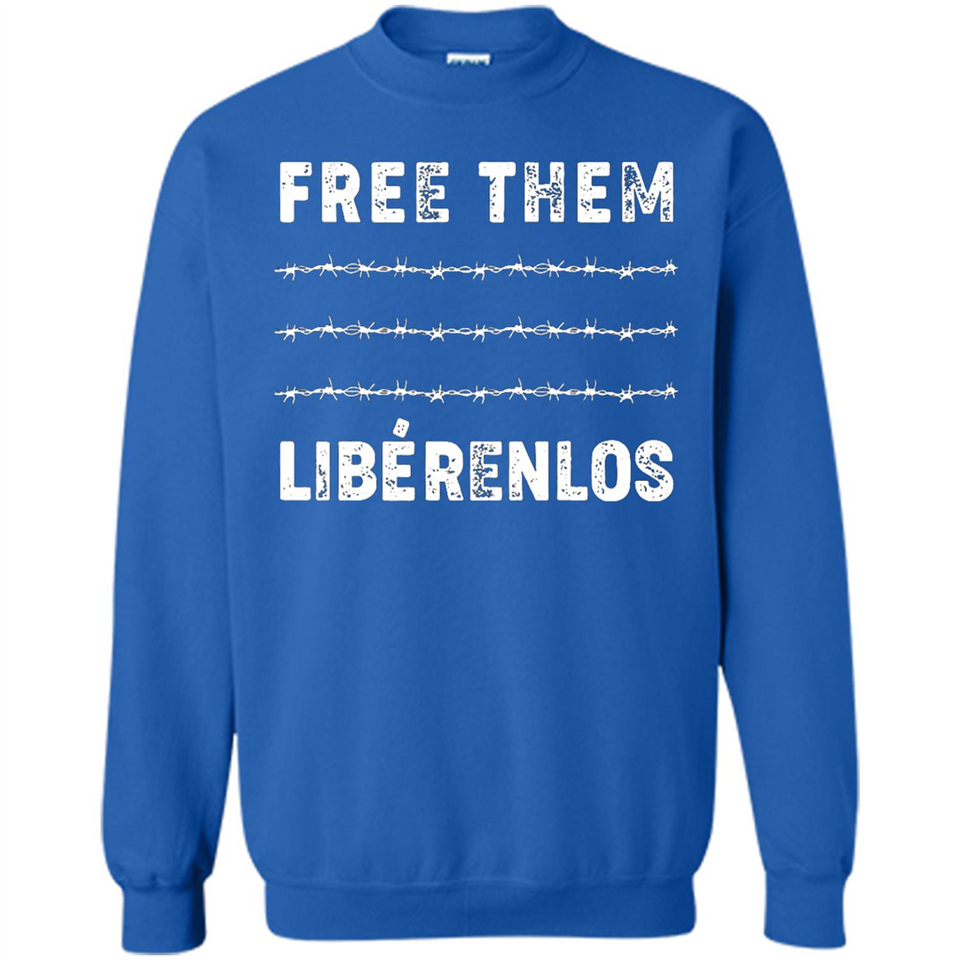 Peaceful Communities- Free Them Liberenlos Shirt PINGPONG - Sweatshirt