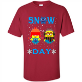 Snow Day Shirt For Charlotte Hornets Vs Minion Fans pingpong