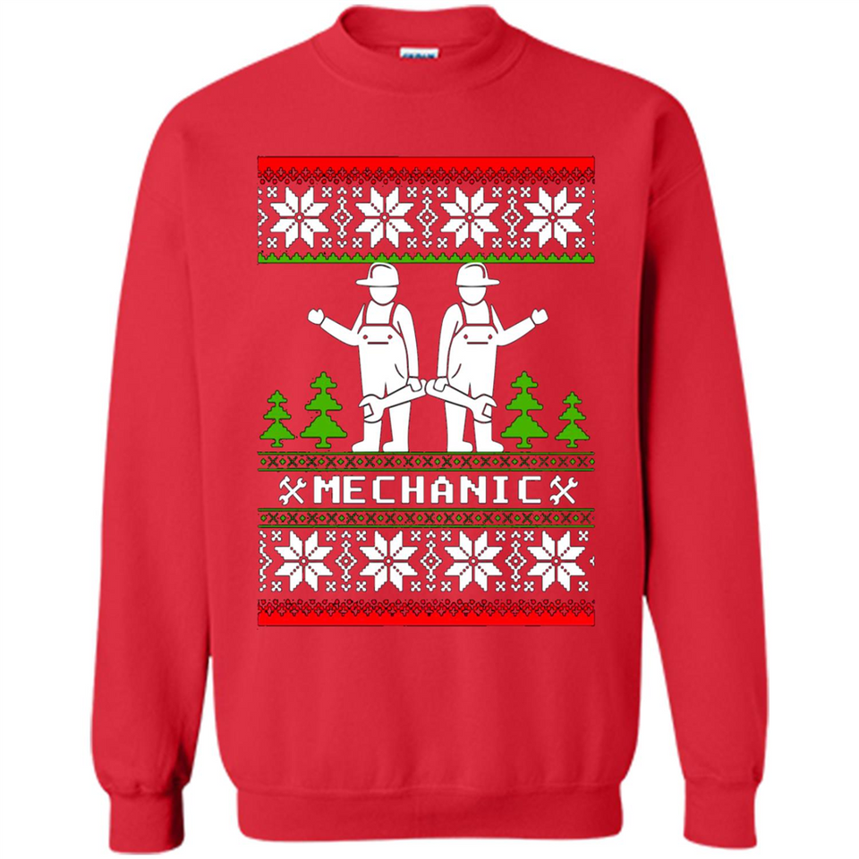 Mechanic Christmas sweater PINGPONG