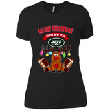 New York Jets NFL Reindeer Funny Merry Christmas And Happy New Year
