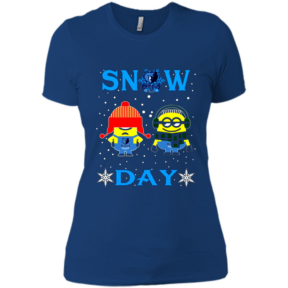 Snow Day Shirt For Memphis Grizzlies Vs Minion Fans pingpong