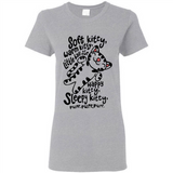 Soft kitty warm kitty little ball of fur - Ladies Short-Sleeve