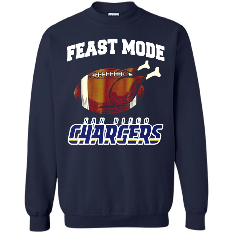 Feast Mode Chargers Shirt - San Diego Turkey Thanksgiving