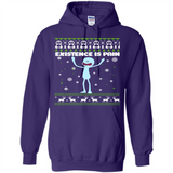 Mr Meeseeks Xistence Is Pain Ugly Christmas - Hoodie