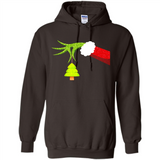 Funny Grinch Hand Holding Christmas Tree Ornament Christmas PING PONG