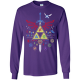 Song of Christmas Time the Legend of Zelda Ugly Sweater Perfect Christmas - Long Sleeve T-Shirt