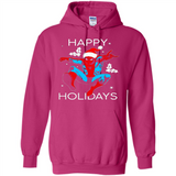 Marvel Spider Man Happy Holidays Santa Christmas Mug PINGPONG - Hoodie