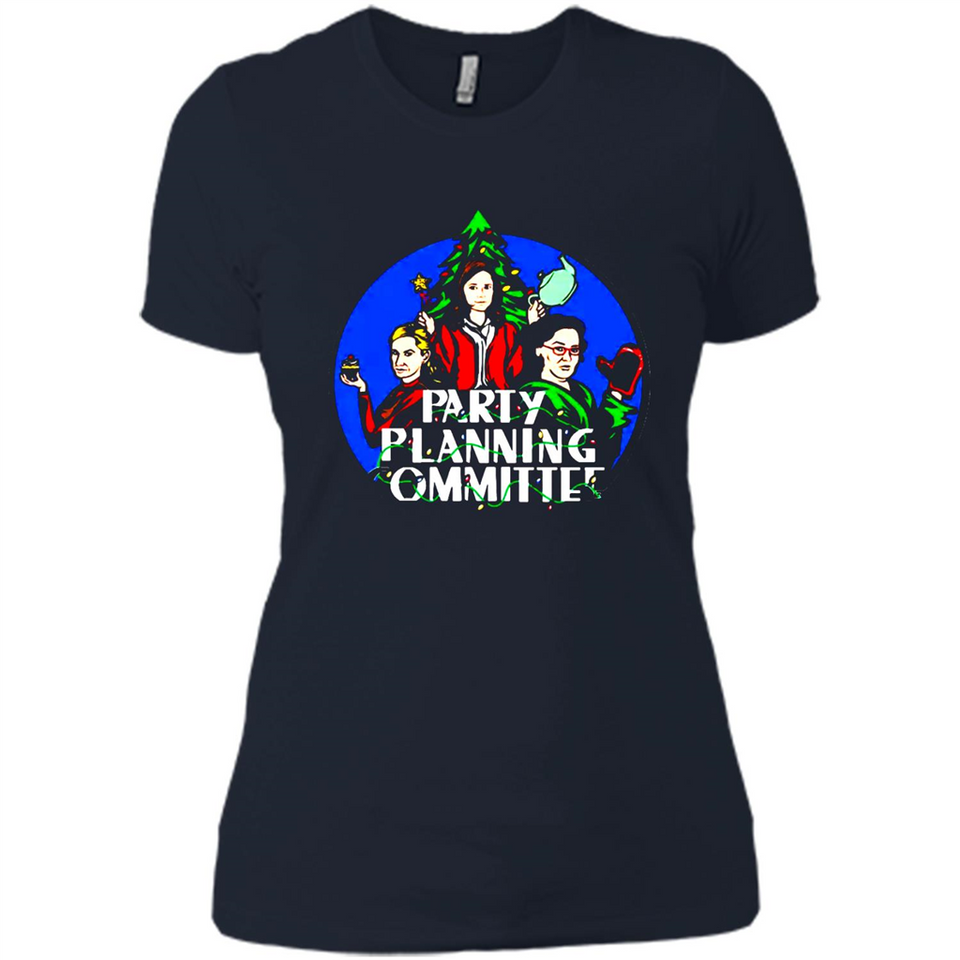 Christmas Party Planning Committee Sweatshirt - Ladies' Boyfriend T-Shirt