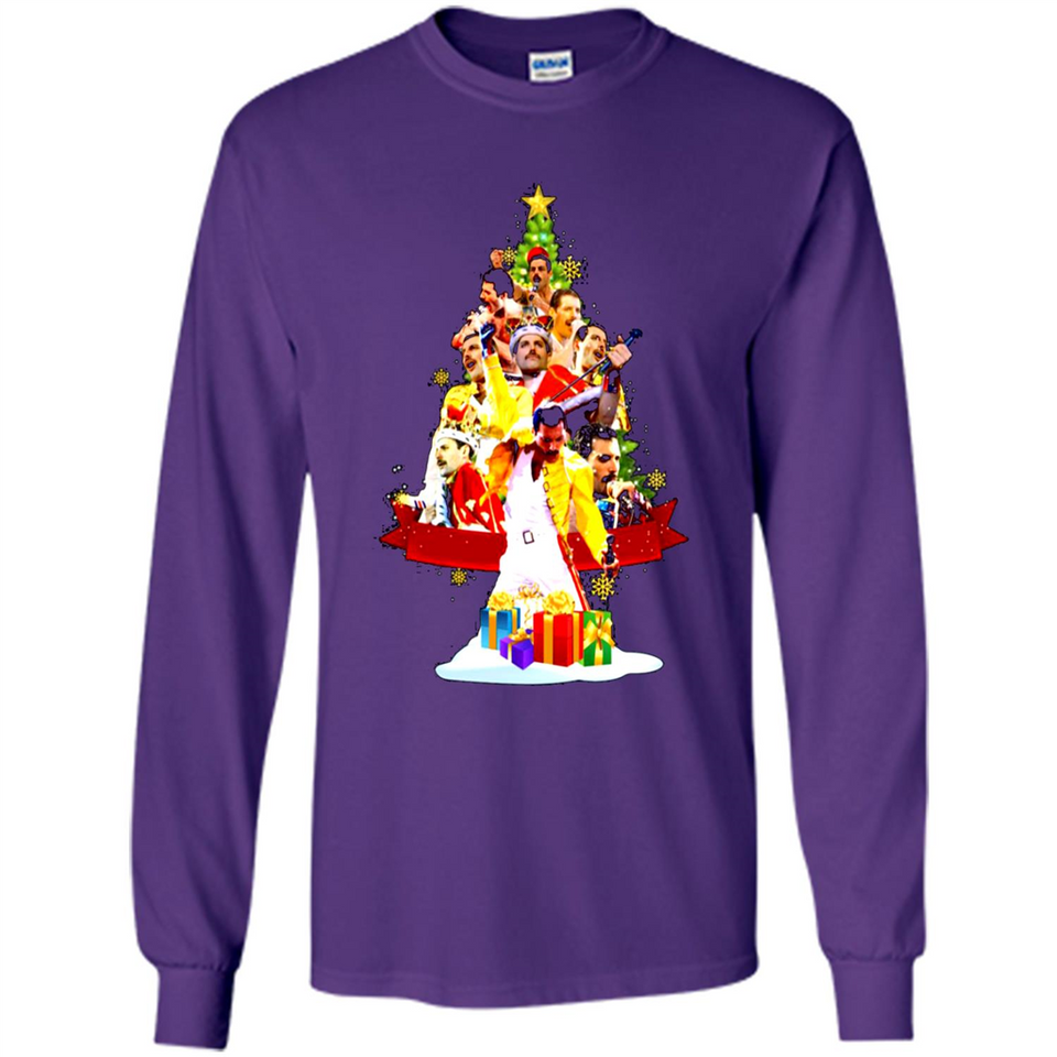 Freddie Mercury Christmas Tree Sweatshirt PING PONG
