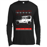Christmas Ugly Sweater Automobile Ugly Christmas Sweater - Canvas Long Sleeve T-Shirt