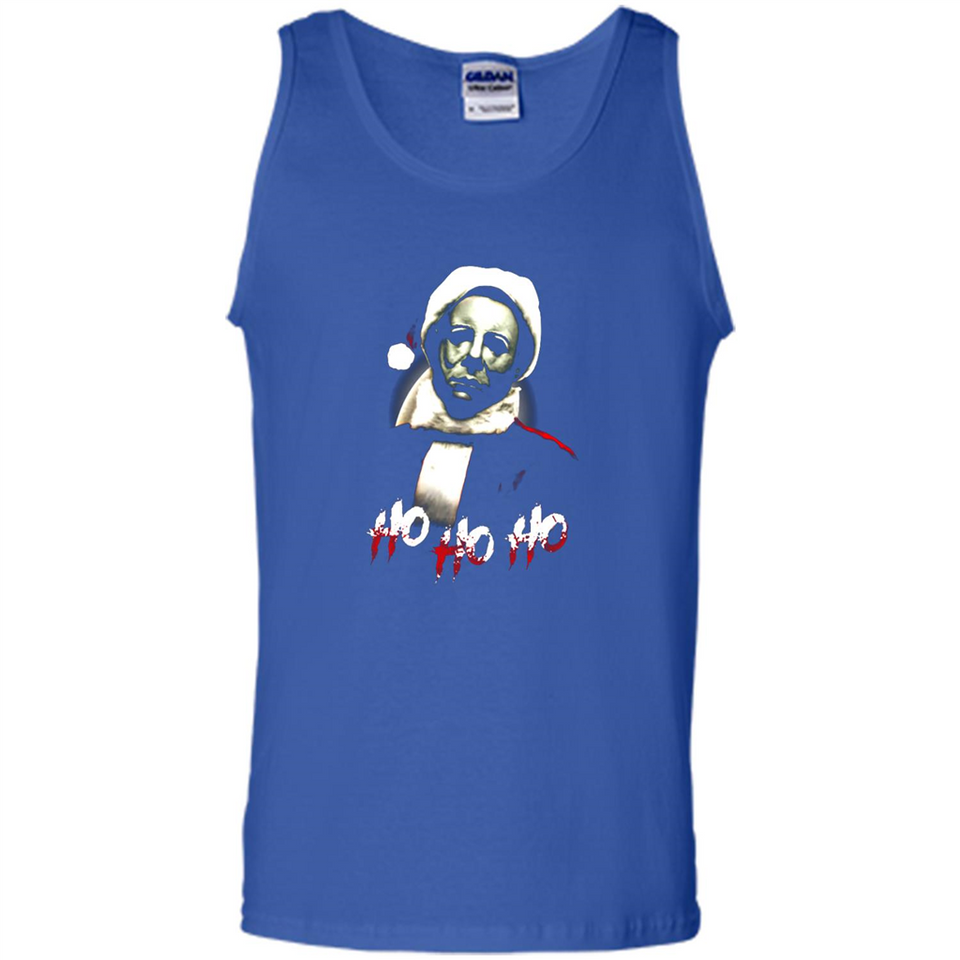 Santa Michael Myers Ho Ho Ho Merry Christmas Sweatshirt - Tank Top