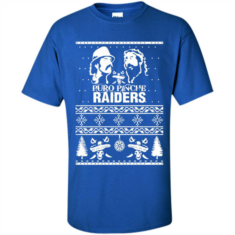 Puro Pinche Raiders Ugly Christmas Sweater - Shirt