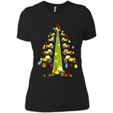 Tractor Car Christmas Tree T-shirt For Drivers