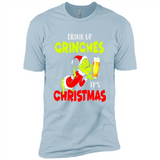 Drink Up Grinches it_s Christmas - Merry Xmas Sweatshirt - Premium Short Sleeve T-Shirt