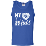 Oakland Raiders Football My Heart is on that Field - Tank Top