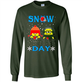 Snow Day Shirt For Cleveland Browns Vs Minion Fans pingpong