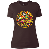 Basketball Christmas Ornament - Ladies' Boyfriend T-Shirt