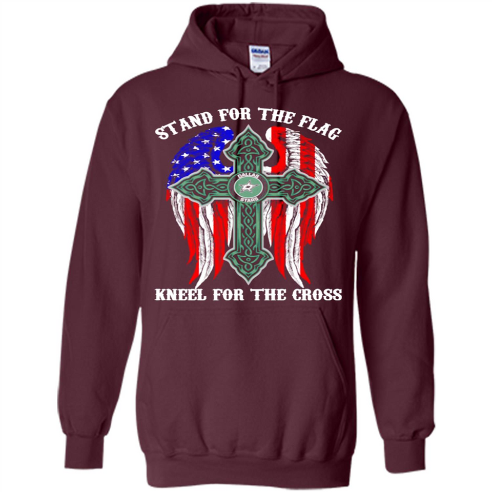 Dallas Stars - stand for the flag kneel for the cross