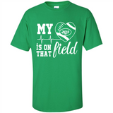 New York Jets Football My Heart is on that Field - Shirt