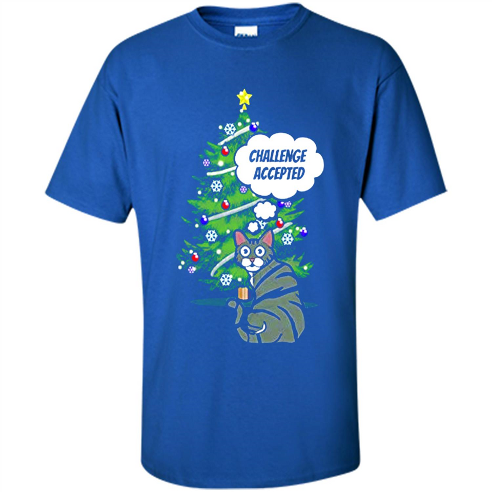 Christmas Tree Cat Long Sleeve Christmas Shirt for Cat Lover - Shirt