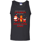 Never Underestimate An April Woman Watches Hallmark Movies Sweatshirt - Tank Top