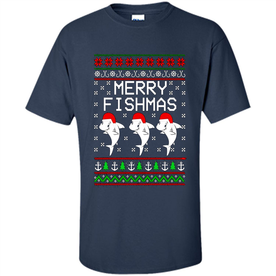 Merry Fishmas Christmas sweatshirt PINGPONG